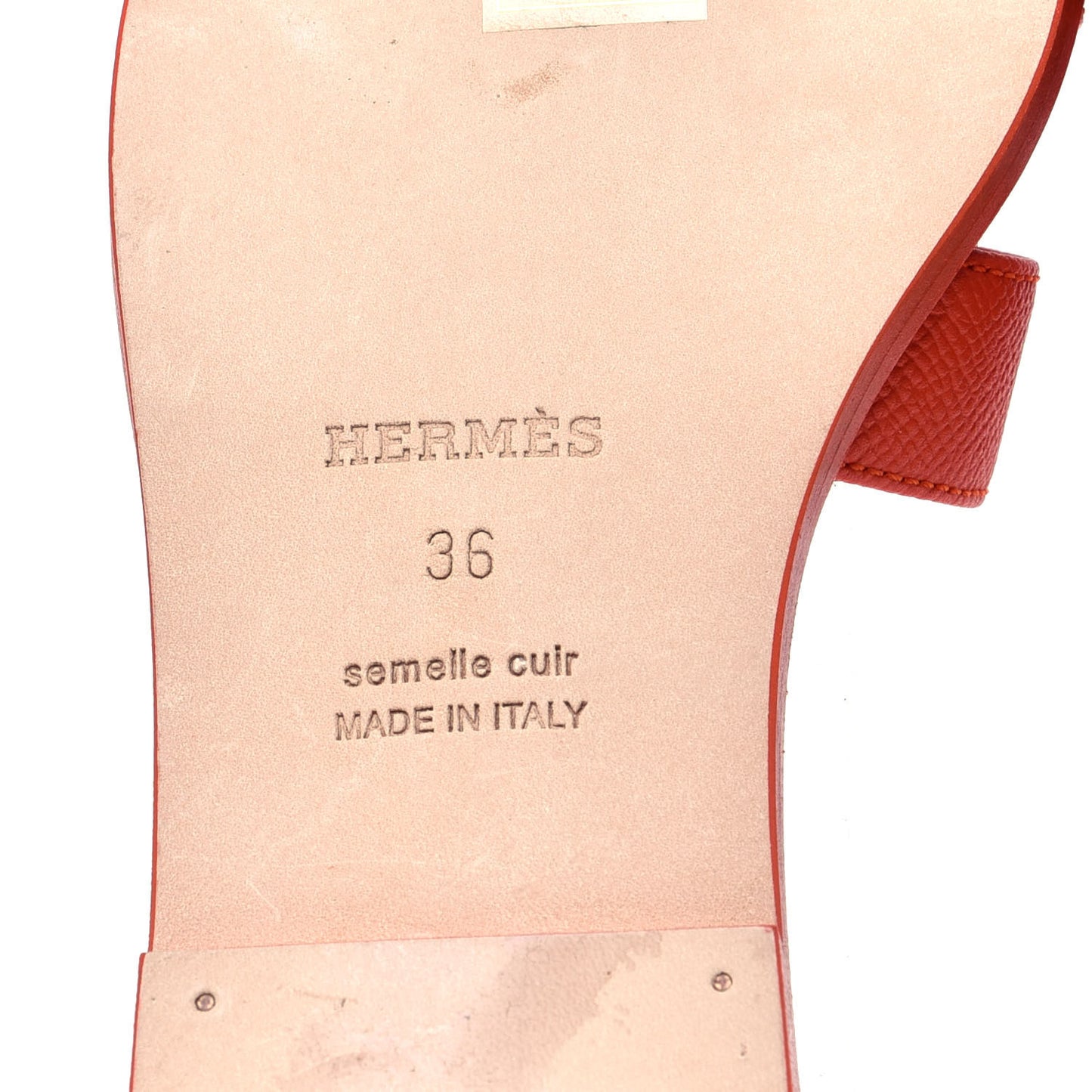 Epsom Oran Sandals 36 Orange Poppy