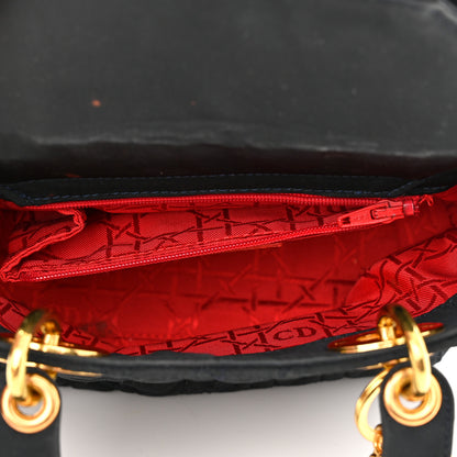 Christian Dior Nylon Cannage Mini Lady Dior Black 4 of 11