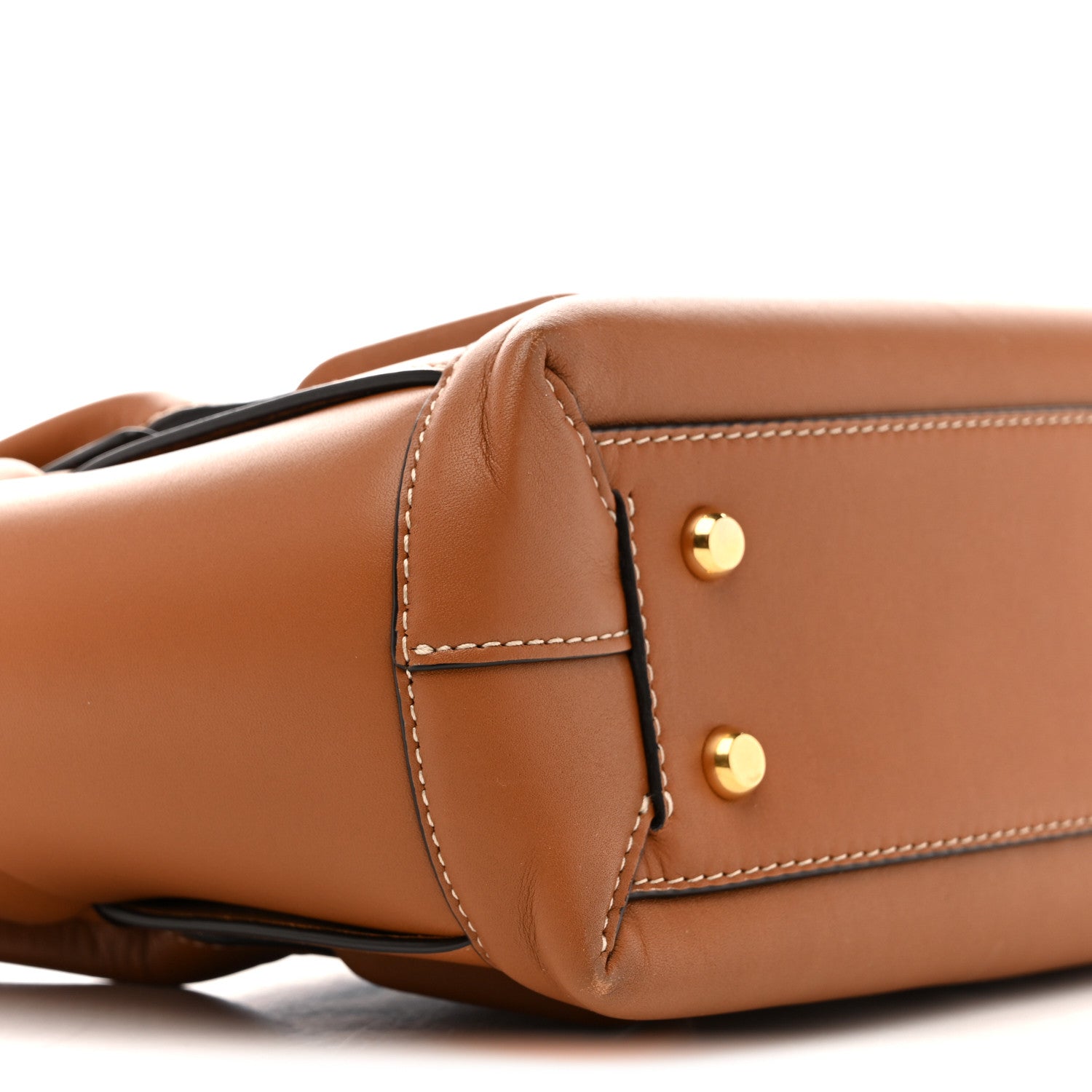 Bottega Veneta French Calfskin Maxi Intrecciato Small Arco Wood 9 of 14