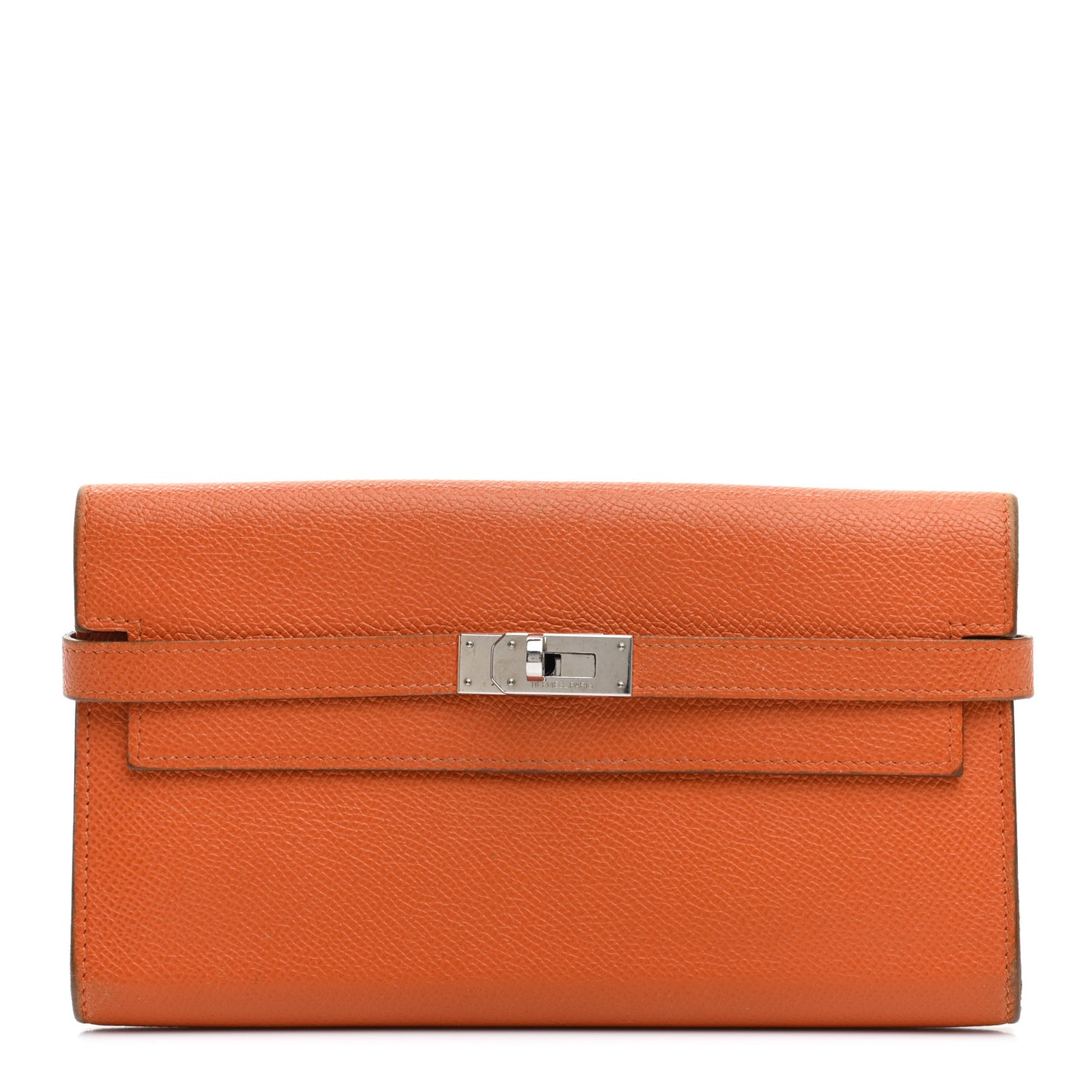 Epsom Kelly Longue Wallet Orange