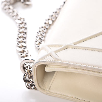 Christian Dior Calfskin Small Diorama Flap Bag Off White 13 of 15