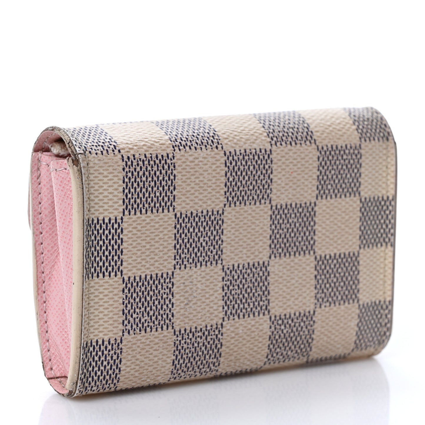 Damier Azur Rosalie Coin Purse Rose Ballerine