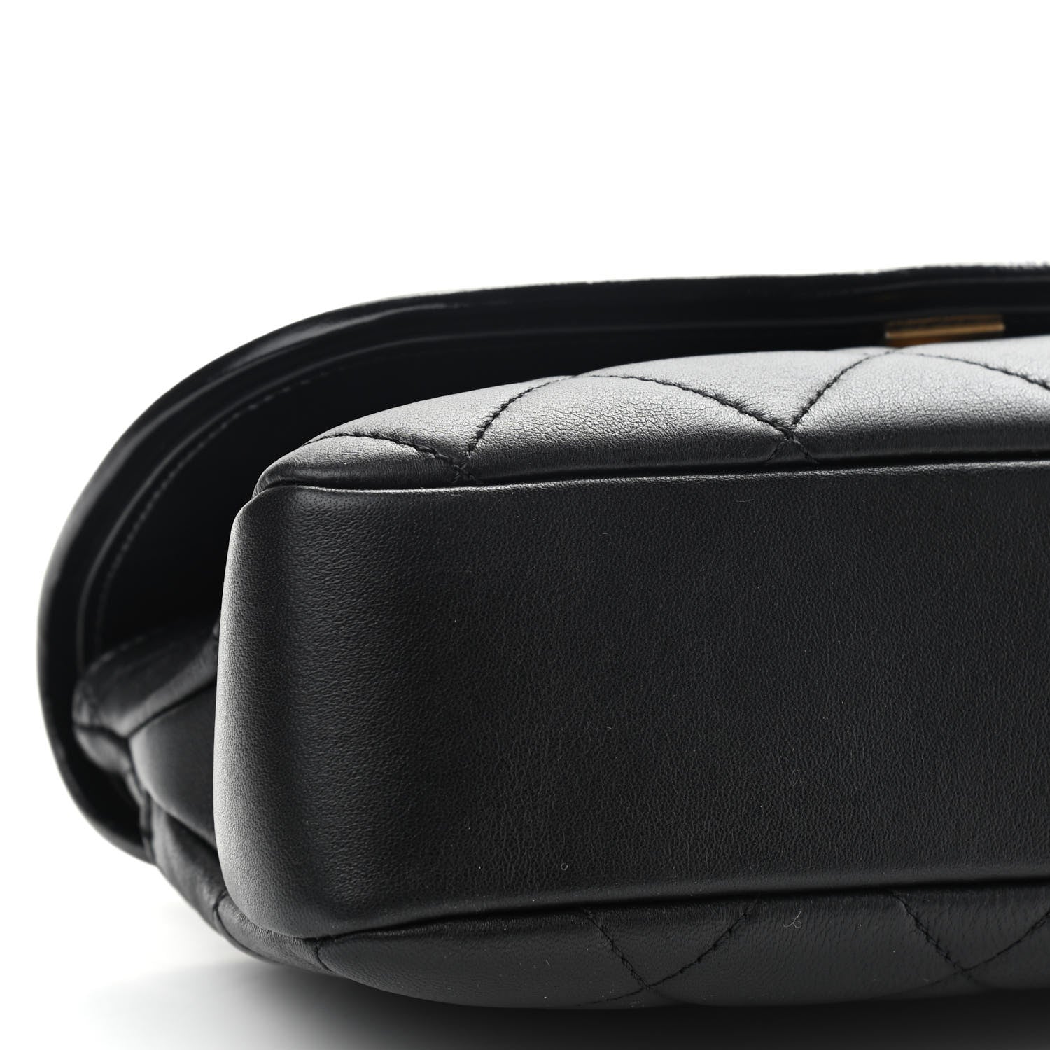 Chanel Lambskin Quilted Small La Parisienne Top Handle Flap Black 8 of 9