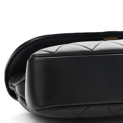 Chanel Lambskin Quilted Small La Parisienne Top Handle Flap Black 8 of 9