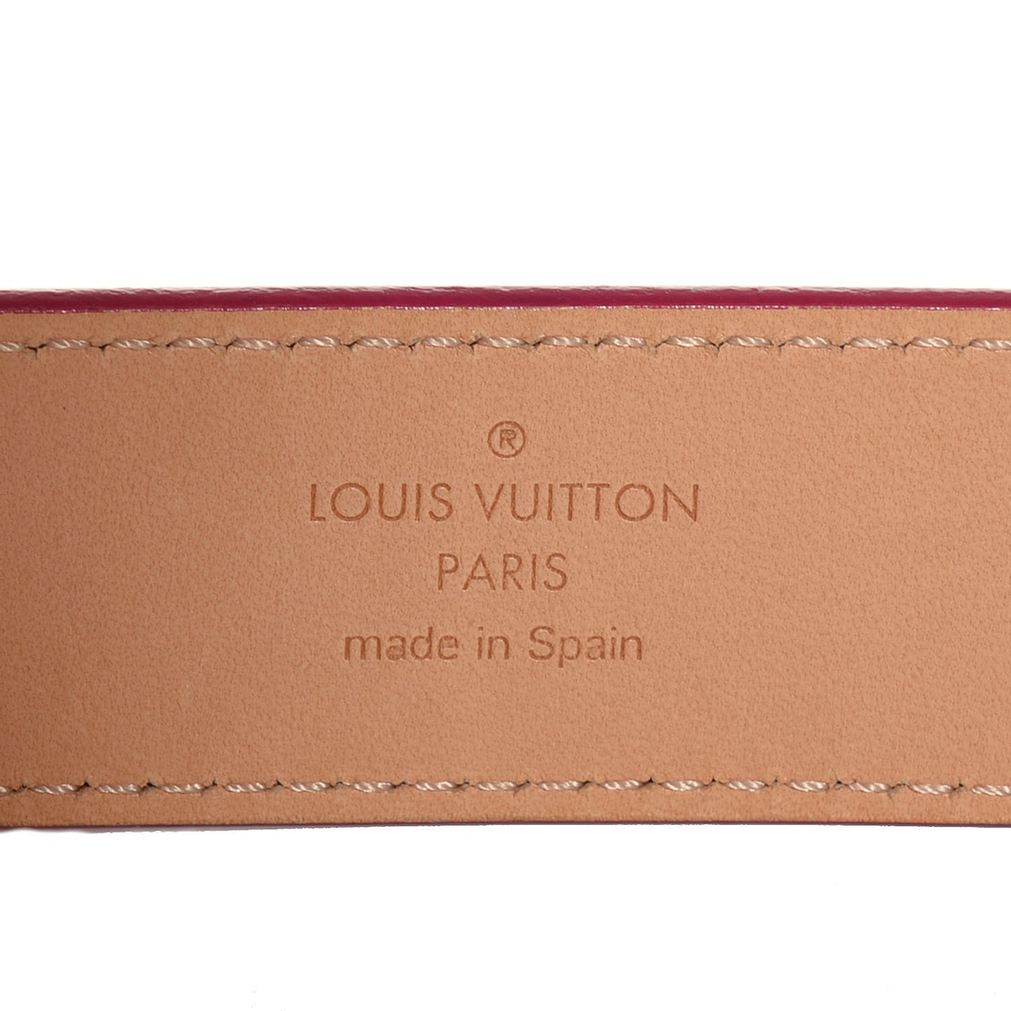Vernis Ceinture 30mm Belt 90 36 Rose Indien