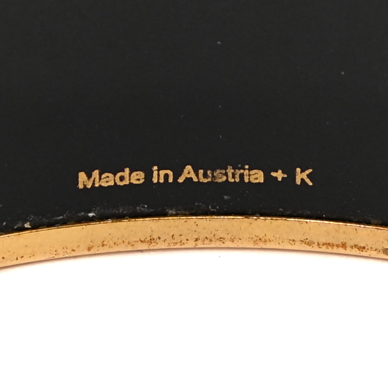 Hermes Enamel Printed Wide De Passage a Paris Bracelet 70 4 of 5