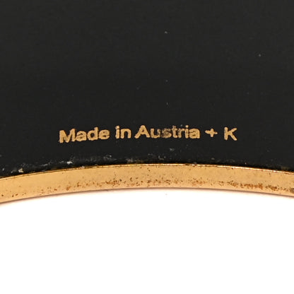 Hermes Enamel Printed Wide De Passage a Paris Bracelet 70 4 of 5
