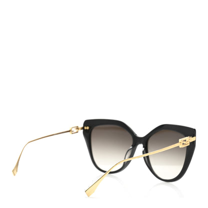 Fendi Acetate Cat Eye Sunglasses FE40011U Black 4 of 9