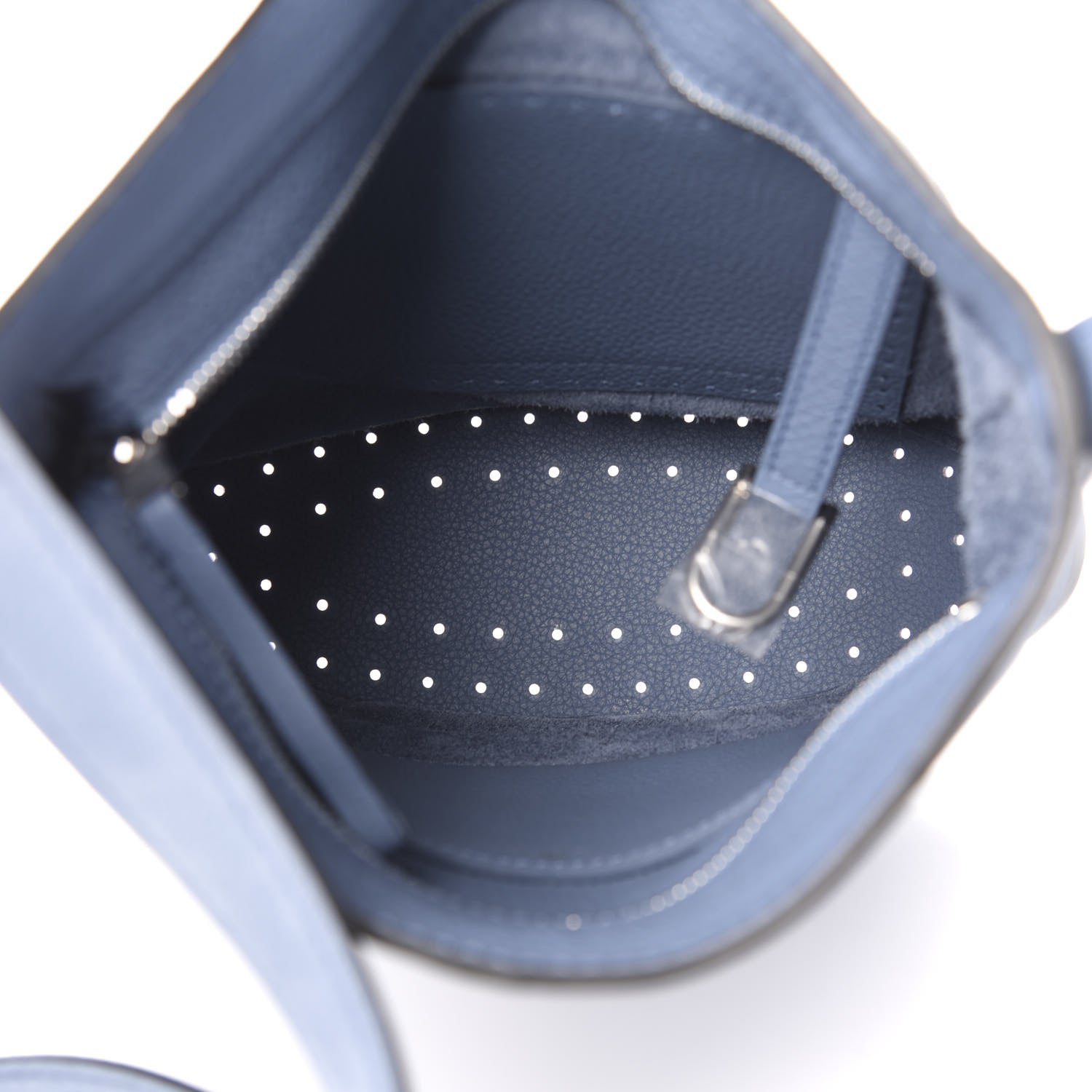 Delvaux Nubuck Santiag Pin Daily Shoulder Bag Denim II 5 of 9