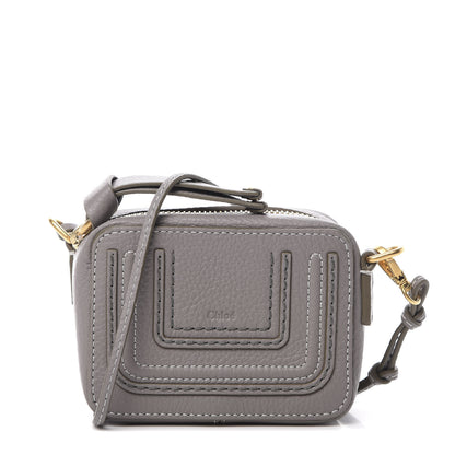 Chloe Calfskin Mini Marcie Crossbody Bag Cashmere Grey 1 of 12
