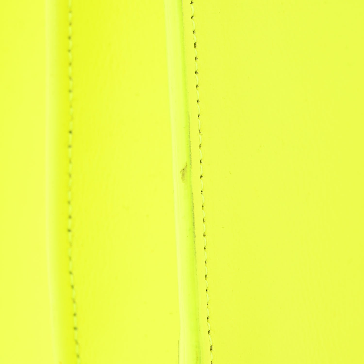 Saint Laurent Calfskin Small Sac De Jour Bag Neon Yellow 16 of 22