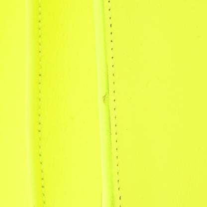 Saint Laurent Calfskin Small Sac De Jour Bag Neon Yellow 16 of 22