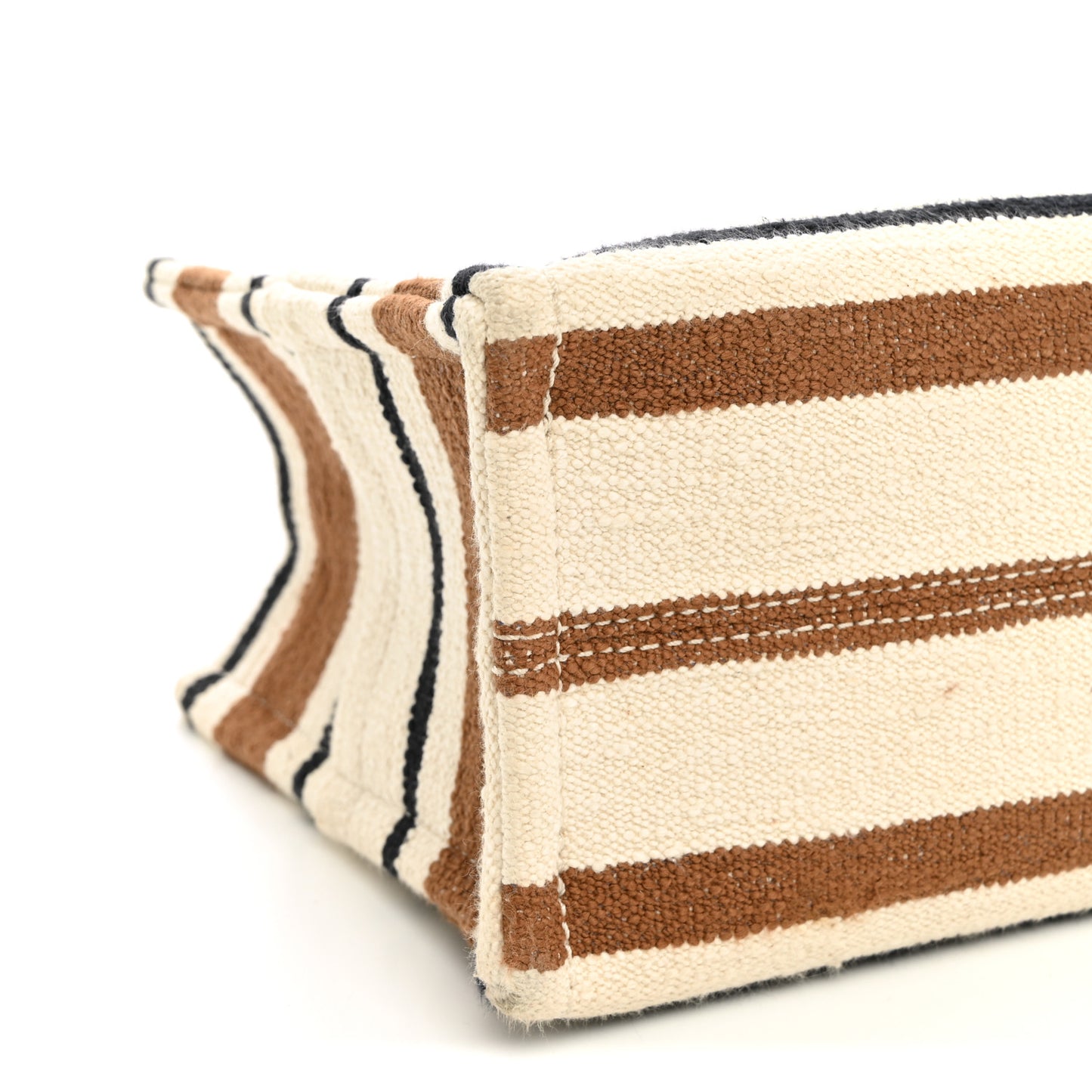 Jacquard Striped Small Cabas Thais Multicolor