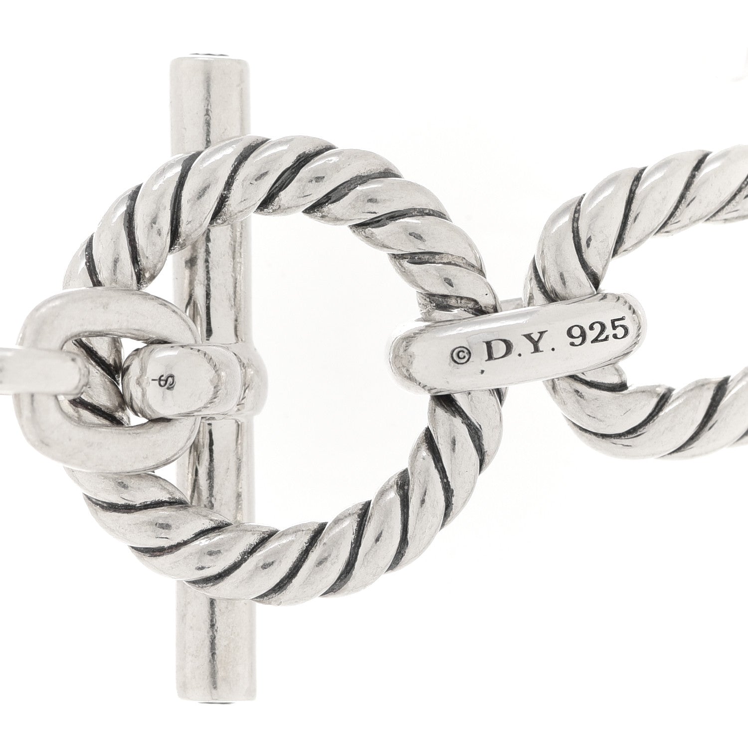 David Yurman Sterling Silver 12.5mm Cushion Link Chain Necklace 5 of 7