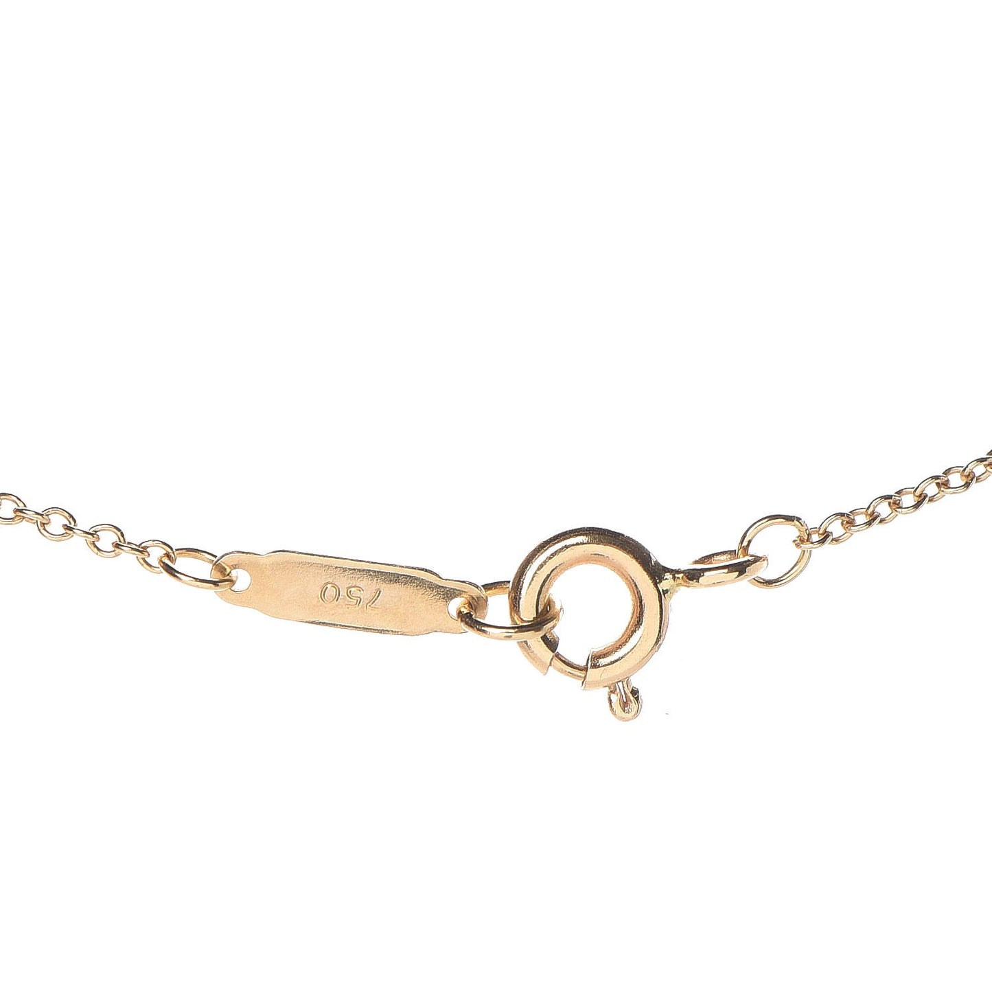 18K Yellow Gold Platinum Diamond Cruciform Cross Pendant Necklace