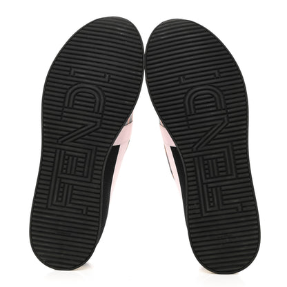 Fendi Technical Mesh Tulle Slip On Sneaker 37 Rose Tobacco 5 of 7