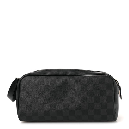 Louis Vuitton Damier Graphite Dopp Kit Toilet Pouch 1 of 11