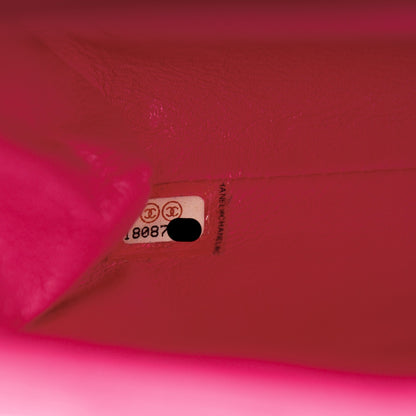 Chanel Iridescent Caviar Clutch with Chain Flap Pink 8 of 10