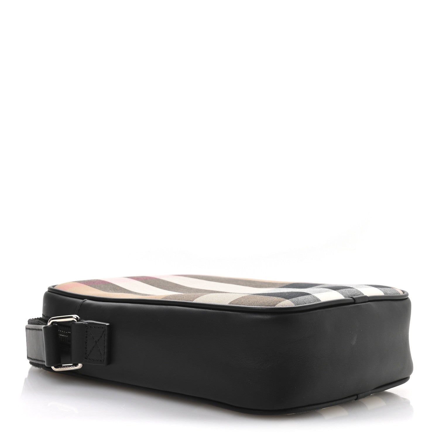 Burberry Canvas Super Exploded Check Vertical Paddy Camera Bag Taupe Brown 3 of 10