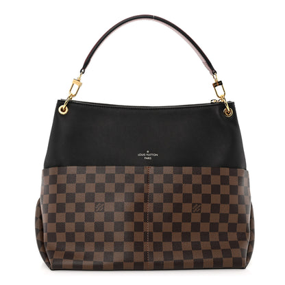 Louis Vuitton Damier Ebene Calfskin Maida Black 1 of 9