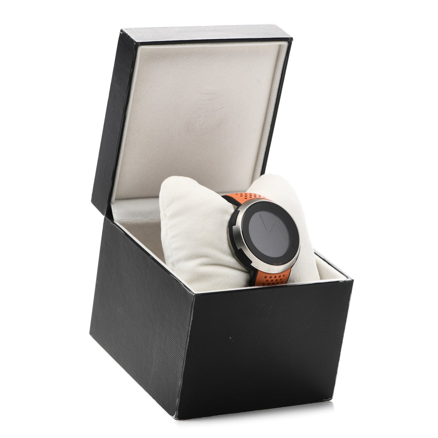 Stainless Steel Rubber 49mm Digital I-Gucci Sport Watch Black