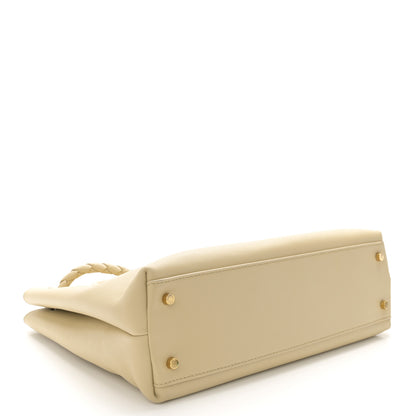Bottega Veneta Silky Calfskin Medium Andiamo Shoulder Bag Light Butterscotch 4 of 10