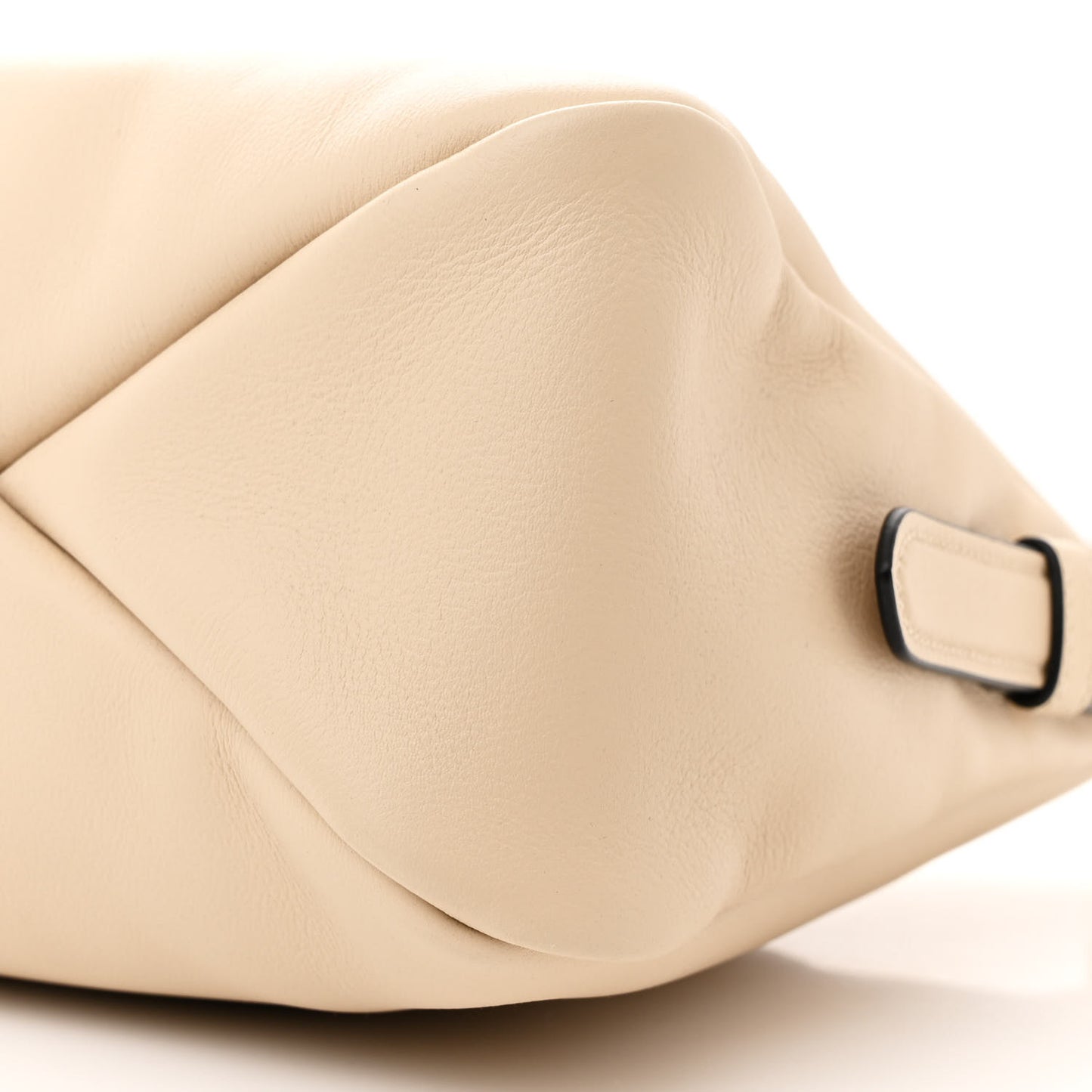 Soft Calfskin Large Aimée Shoulder Bag Travertine