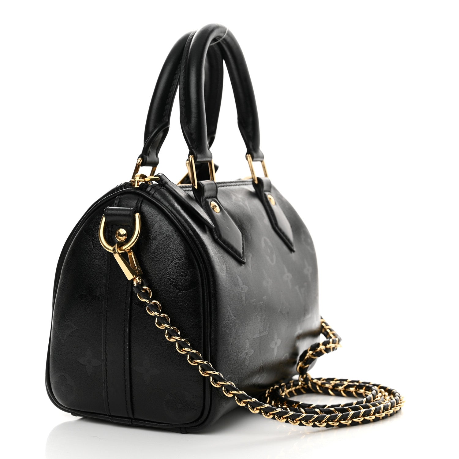 Louis Vuitton Monogram Ink Speedy BB Black 3 of 10
