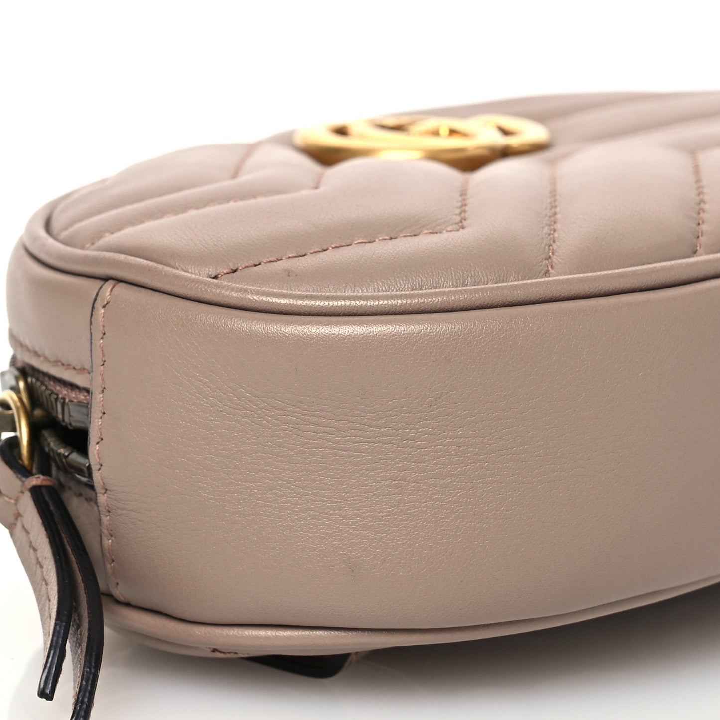 Calfskin Matelasse GG Marmont Belt Bag 85 34 Porcelain Rose