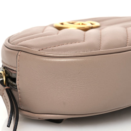 Gucci Calfskin Matelasse GG Marmont Belt Bag 85 34 Porcelain Rose 10 of 14