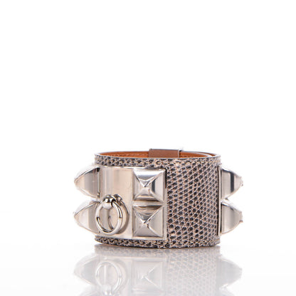 Hermes Lizard Collier De Chien CDC Bracelet S Ombre 3 of 8