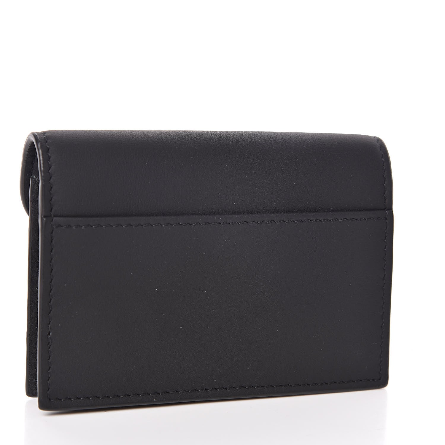 Christian Dior Ultra Matte Calfskin Saddle Card Holder Black 3 of 8