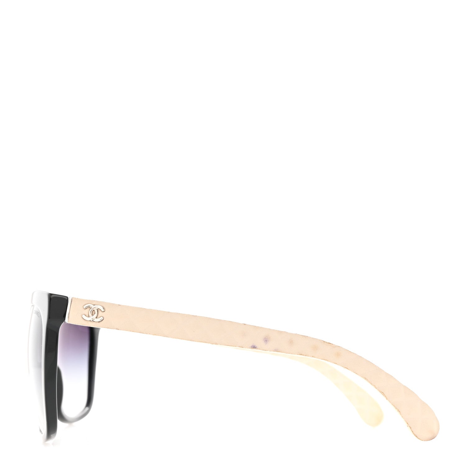 Chanel Quilted CC Sunglasses 5288-Q Black Tan 1835679 – FASHIONPHILE
