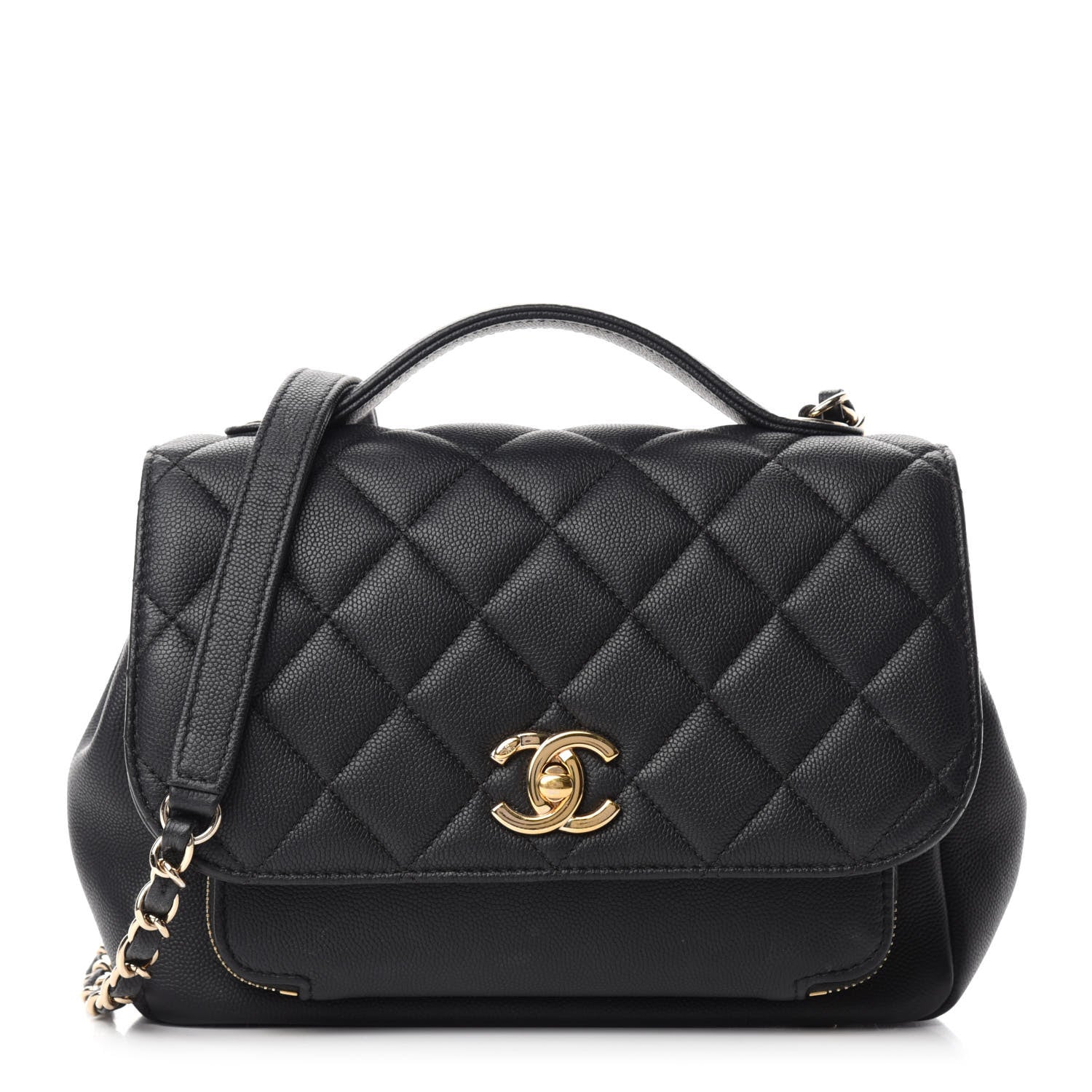 Chanel Caviar Quilted Medium Business Affinity Flap Black 1 of 14