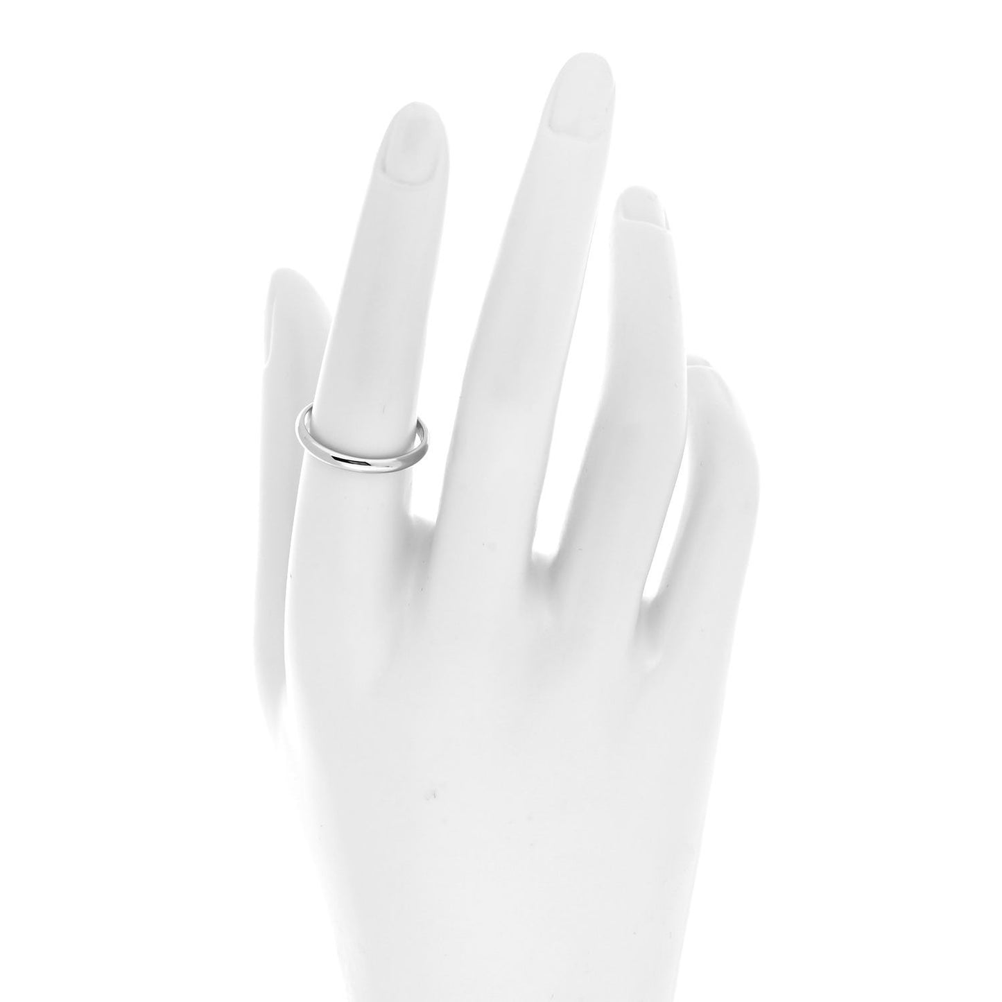 Platinum 2mm 1895 Wedding Band Ring 56 7.5