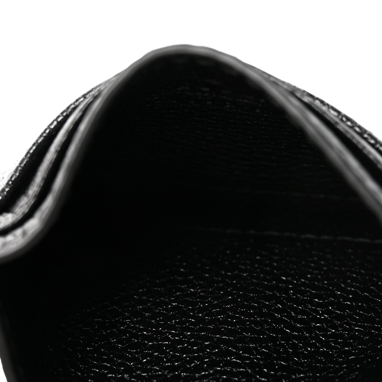 Gucci Grainy Calfskin Zumi Card Holder Black 5 of 7