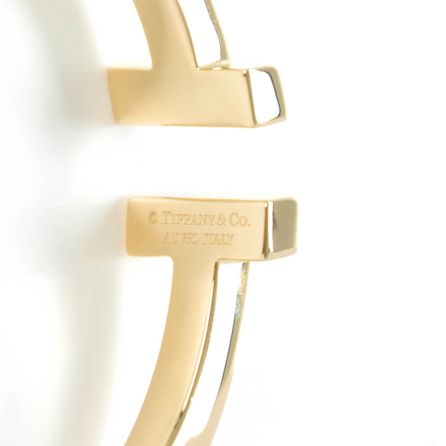 Tiffany 18K Yellow Gold T Square Bracelet 3 of 4