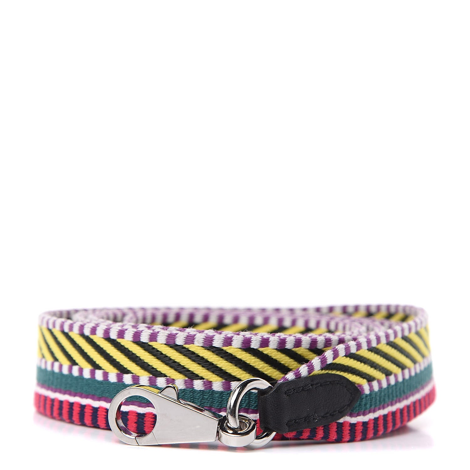 Hermes Toile Swift 25mm Sangle Cavale Shoulder Strap Multicolor Black 1 of 5