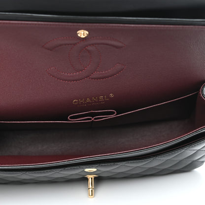 Chanel Lambskin Quilted Medium Double Flap Black 5 of 11