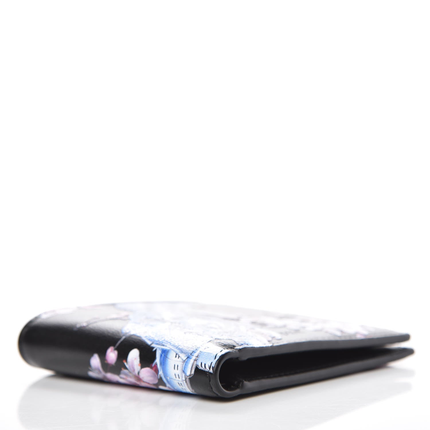 Christian Dior x Sorayama Calfskin Billfold Wallet Blue 384539