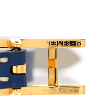 Hermes Swift Behapi Double Tour Bracelet Belu Encre White 4 of 4
