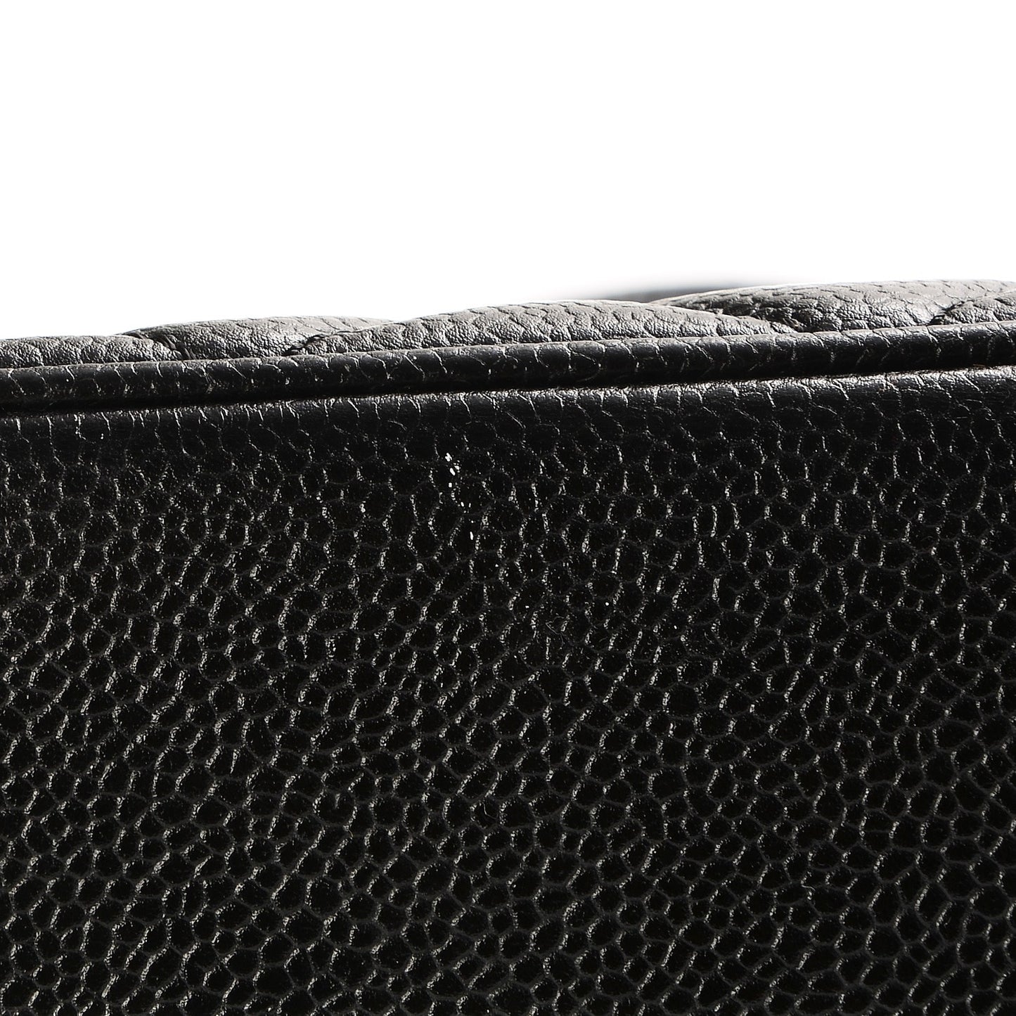 Caviar Quilted Medallion Tote Black