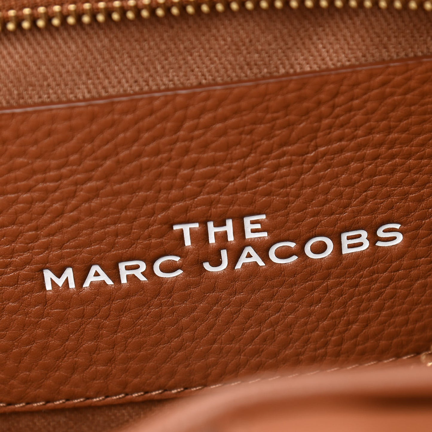 Grained Calfskin Small The Tote Bag Argan Oil