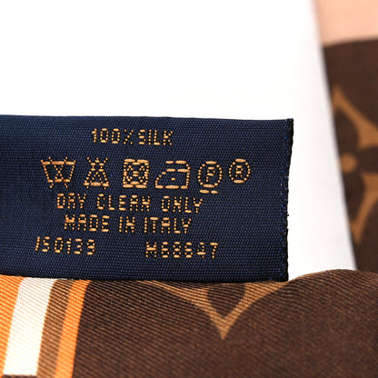 Louis Vuitton Silk Monogram Check Bandeau Beige 4 of 4