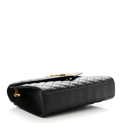 Saint Laurent Grain De Poudre Textured Mixed Matelasse Triquilt Medium Monogram Satchel Black 4 of 10