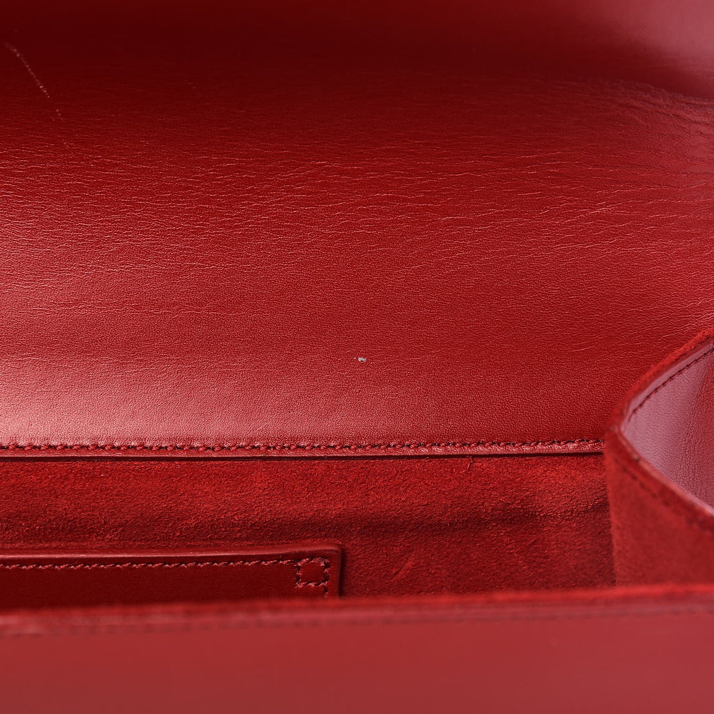Calfskin Classic Monogram Tassel Clutch Red