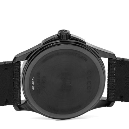 Gucci PVD Stainless Steel Canvas 38mm G-Timeless Ghost Quartz Watch Black 4 of 5