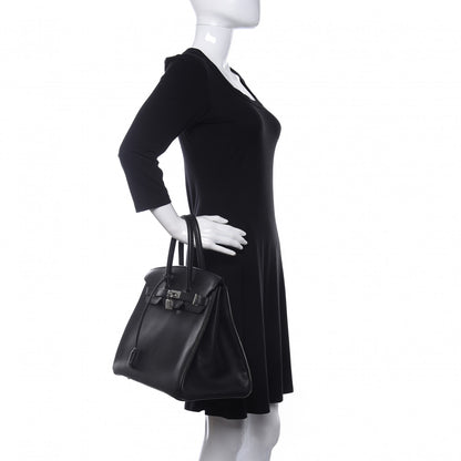 Hermes Vache Liegee Birkin 35 Black 2 of 12