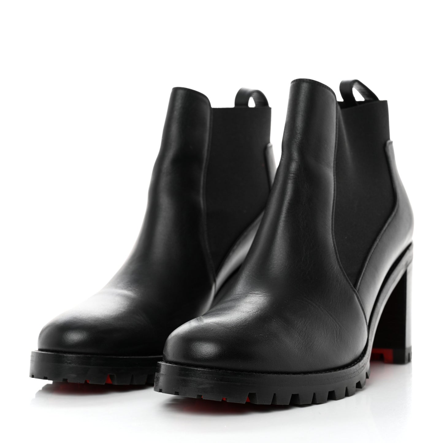 Calfskin Marchacroche 70 Chelsea Boots 37.5 Black