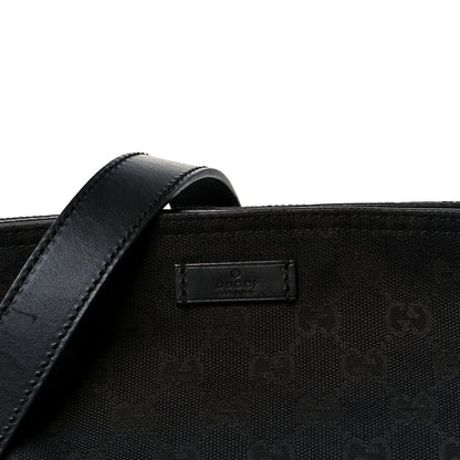 Gucci Monogram Messenger Bag Black 8 of 10